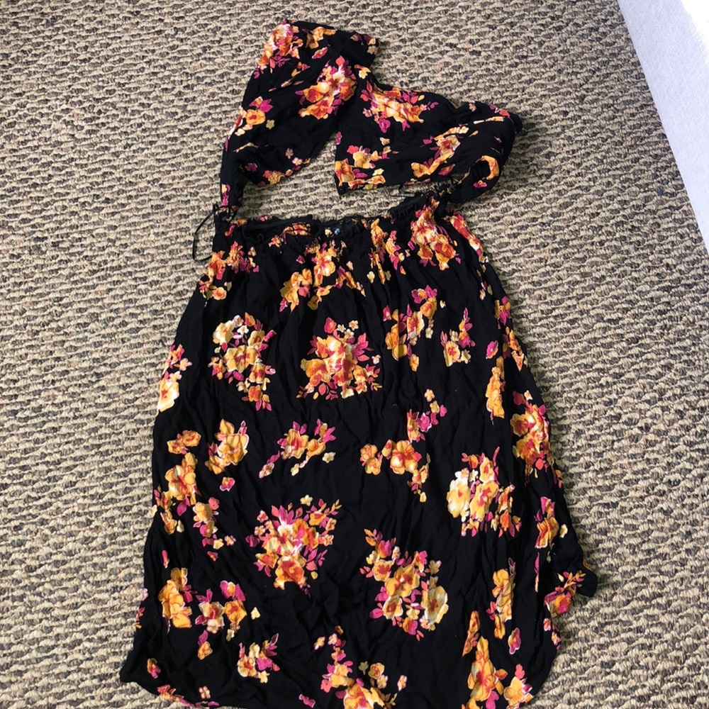 Off The Shoulder Floral Dress